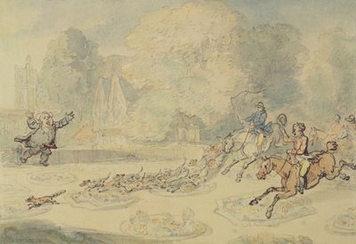 El botánico enfurecido de Thomas Rowlandson